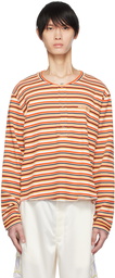 BLUEMARBLE Orange Cropped Henley