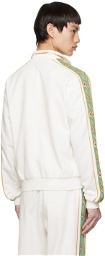 Casablanca White Futuro Laurel Track Jacket