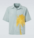 Commas Embroidered bowling shirt