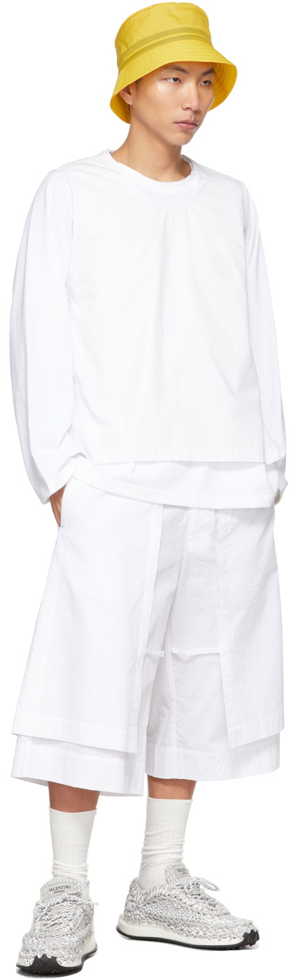 Craig Green White Eyelet Long Sleeve T-Shirt Craig Green