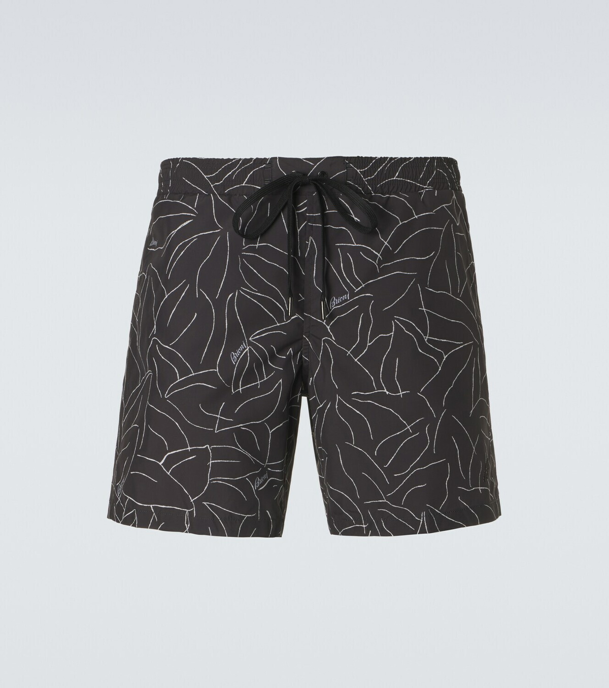 Brioni Printed swim trunks