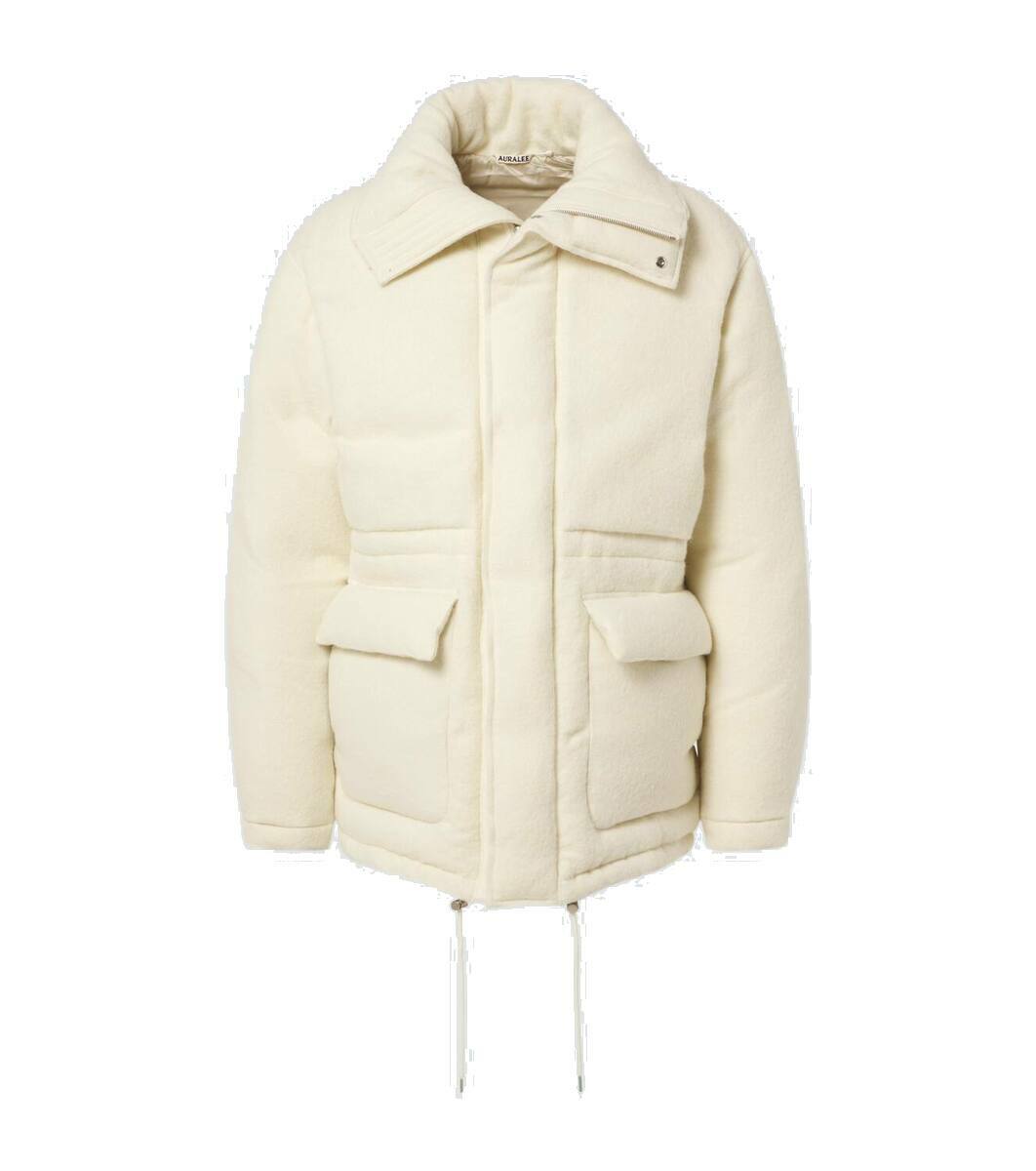AURALEE Purple Super Light Nylon Ripstop Down Jacket Auralee AURALEE Purple Super Light Nylon Ripstop Down Jacket Auralee