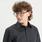 Loewe Eyewear Slim Pilot Optical Glasses in Shiny Opaline Khaki 