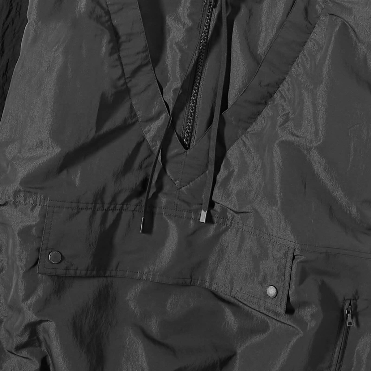 F/CE. Men's Layered Windbreaker in Black F/CE.