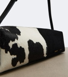 Khaite Kye Small paneled calf hair shoulder bag