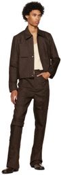 Luar Brown Striped Cargo Pants