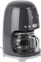 SMEG Grey Retro-Style Drip Coffee Machine, 1.2 L