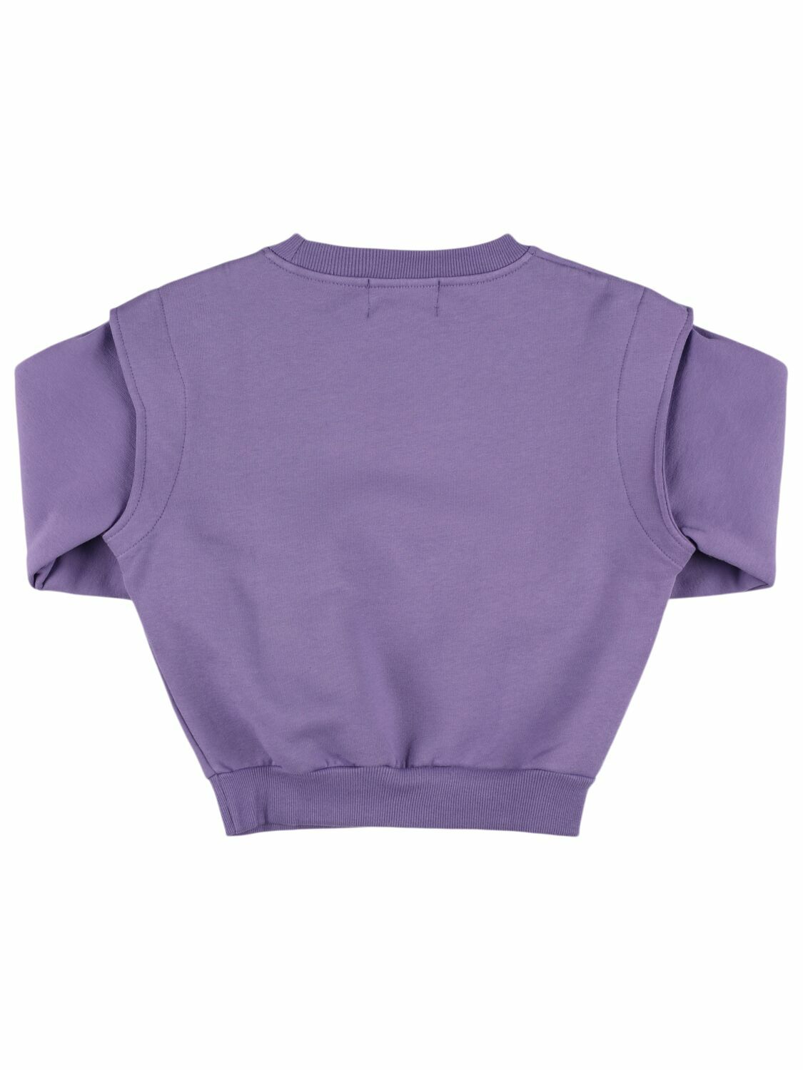 BOBO CHOSES Cherry Print Cotton Crewneck Sweatshirt