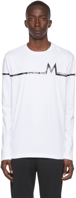 Photo: Moncler White Cotton T-Shirt