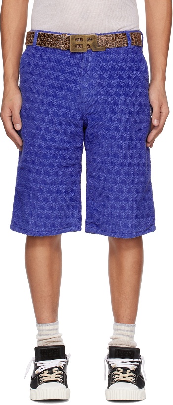 Photo: ERL Blue Printed Shorts