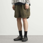 and wander Men's Oversized Cargo Shorts in Khaki