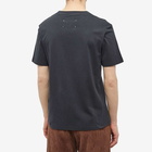 Maison Margiela Men's Classic Garment Dyed T-Shirt in Dark Charcoal