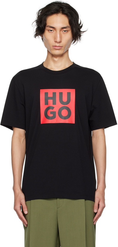Photo: Hugo Black Printed T-Shirt