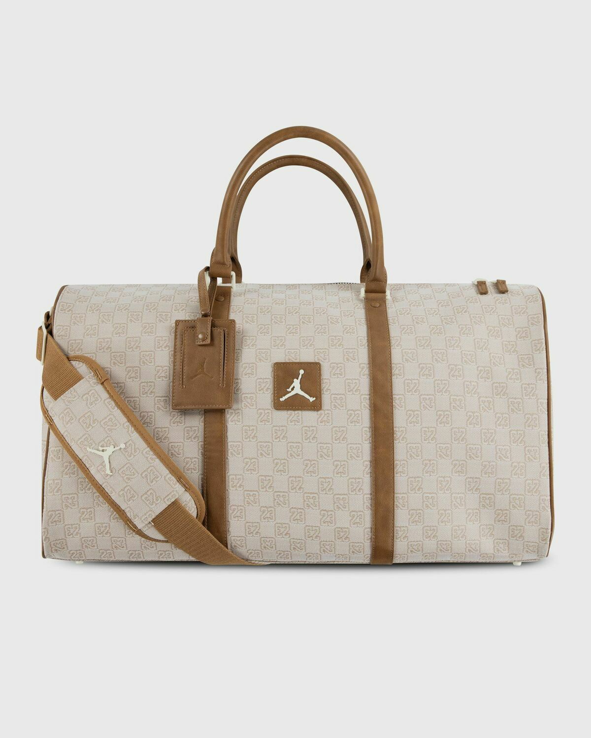 Jordan Monogram Duffle Bag Beige - Mens - Duffle Bags & Weekender JordanLuca