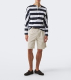 Jacquemus Marinière striped cotton jersey Henley shirt