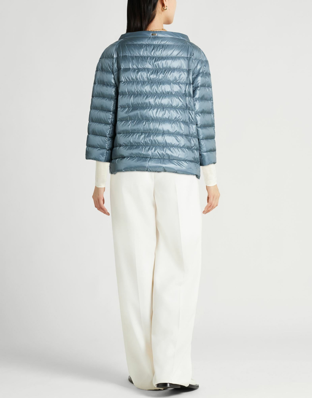 Herno Iconico Womens Puffer Light in Blue