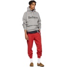 Burberry Red Chequer EKD Munley Track Pants