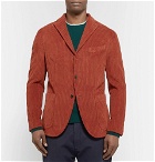 Boglioli - Orange Slim-Fit K-Jacket Cotton-Corduroy Blazer - Men - Orange