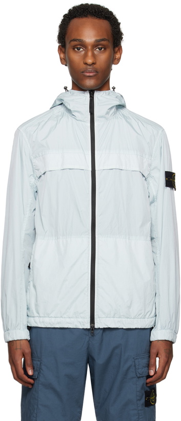 Photo: Stone Island Blue Crinkle Reps R-NY Jacket