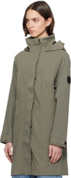Canada Goose Khaki 'Black Label' Cardero Raincoat