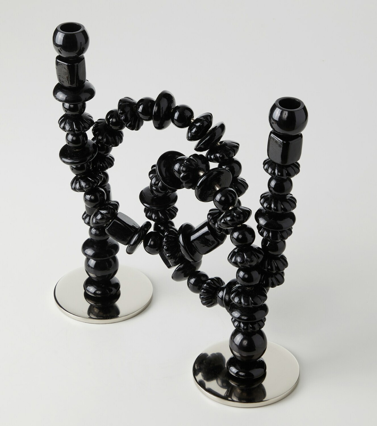 Polspotten Beads glass candle holder