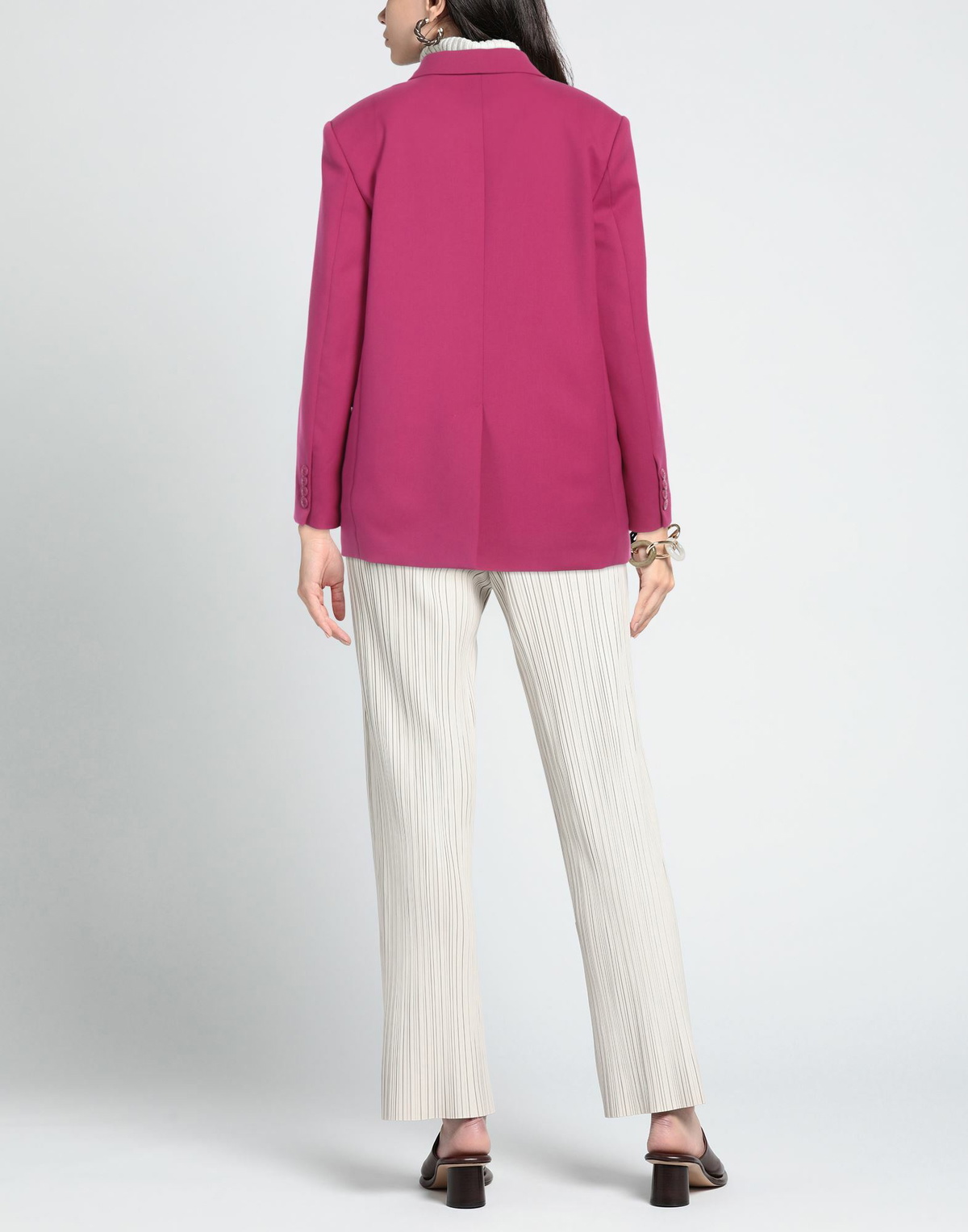 Moschino Jeans Womens Blazer in Magenta