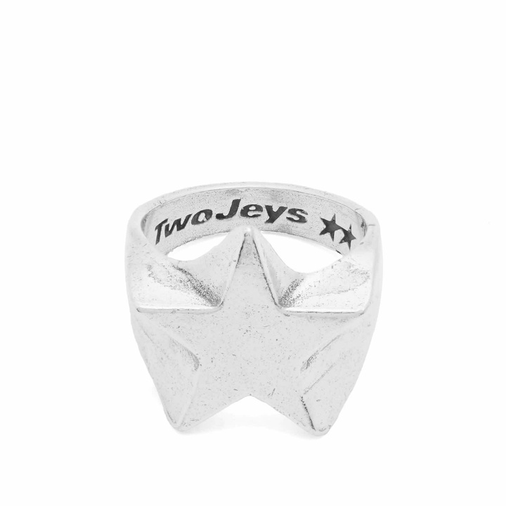 Photo: TwoJeys Men's Shooting Star Ring in Silver