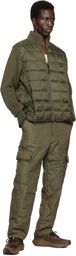 TAION Khaki Military Down Cargo Pants