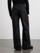 Rick Owens - Wide-Leg Cotton-Blend Canvas Trousers - Black