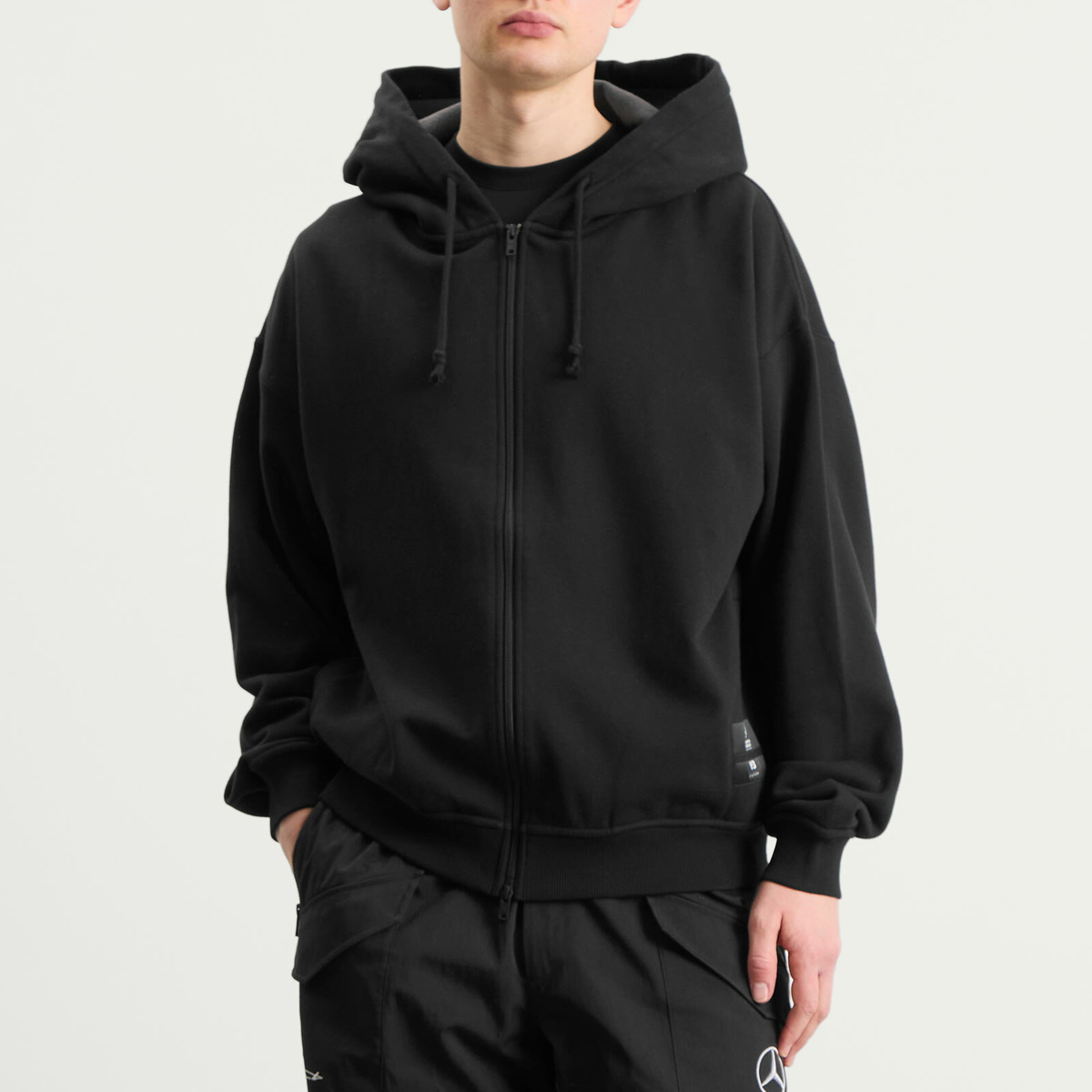 Y-3 Men's x Mercedes F1 Zip Hoodie in Black