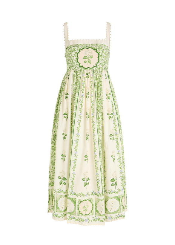 Agua by Agua Bendita Barbara Rocio embroidered midi dress Agua by Agua  Bendita