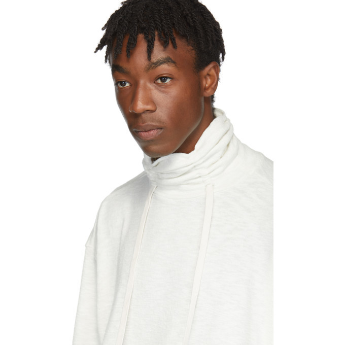 D.Gnak by Kang.D White High Neck String Turtleneck