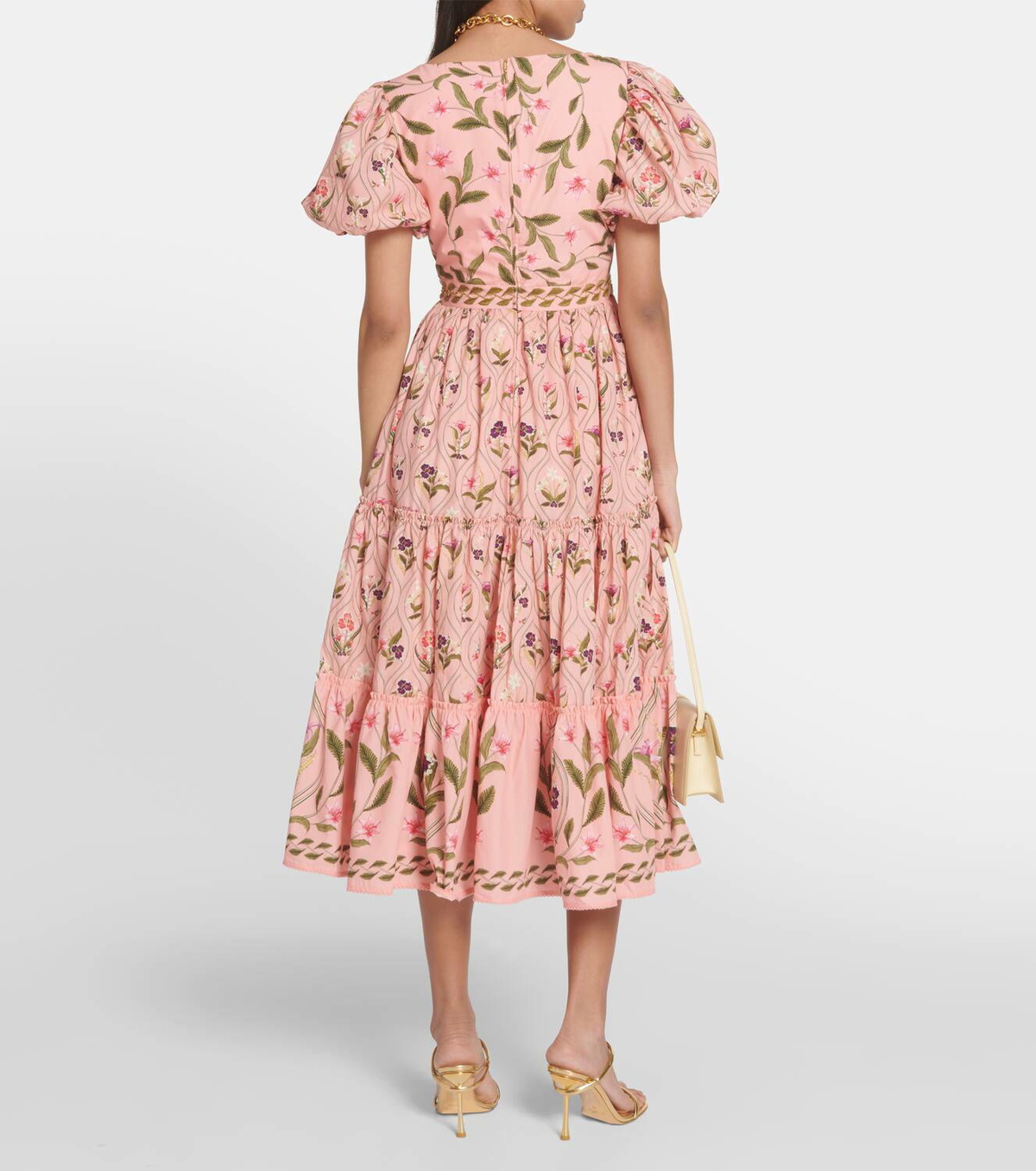 Agua by Agua Bendita Alga Pacifico tiered cotton midi dress Agua by Agua  Bendita