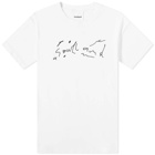 Soulland Men's Scribble Logo T-Shirt in White