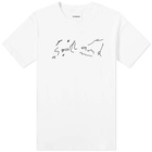 Soulland Men's Scribble Logo T-Shirt in White