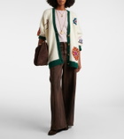 Alémais Crochet mohair and wool-blend cardigan