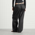 SKIMS Women's Sateen Oversized Cargo Pants in Onyx