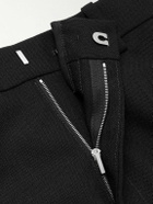 Jil Sander - Straight-Leg Grain de Poudre Wool Trousers - Black