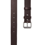 A.P.C. - 3.5cm Virgile Brown Leather Belt - Men - Brown