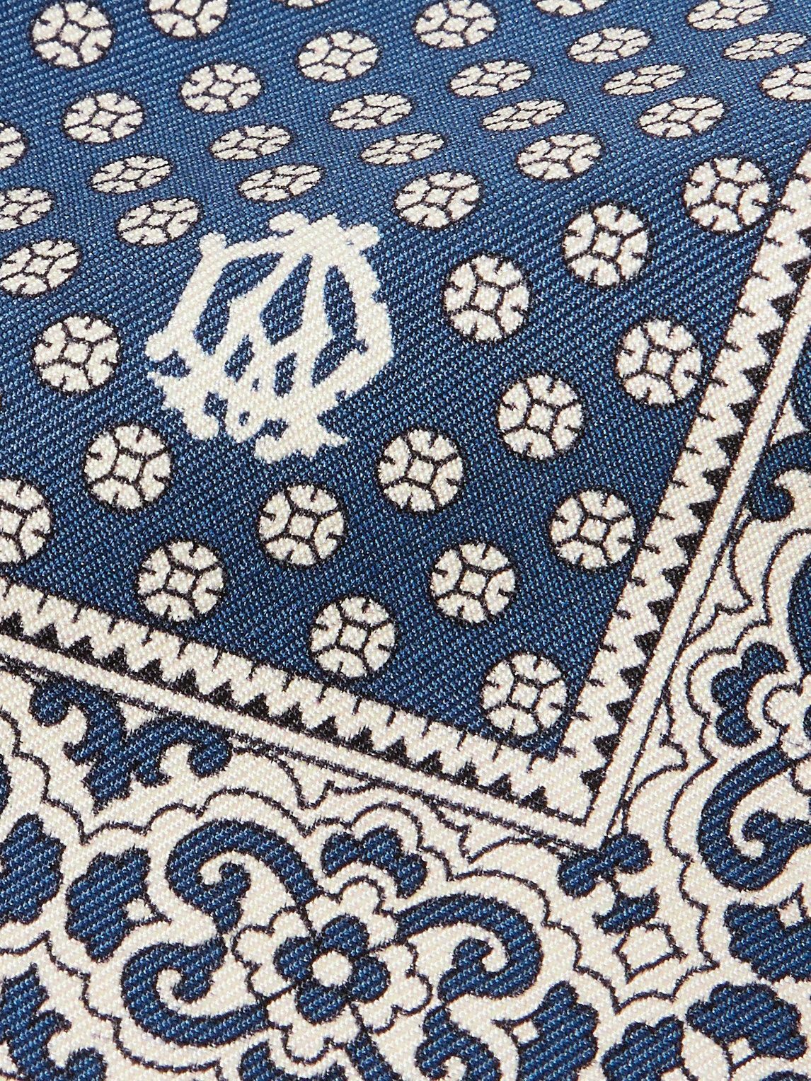 Dunhill - Printed Mulberry Silk-Twill Pocket Square