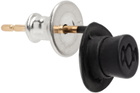 Yohji Yamamoto Black Top Hat Single Earring