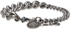 Alexander McQueen Silver Chain Pendant Bracelet