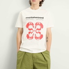 Metalwood Studio Men's Rorschach T-Shirt in White