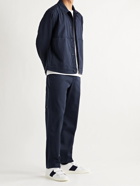 MONCLER GENIUS - 5 Moncler Craig Green Garment-Dyed Stretch-Cotton Twill Chinos - Blue