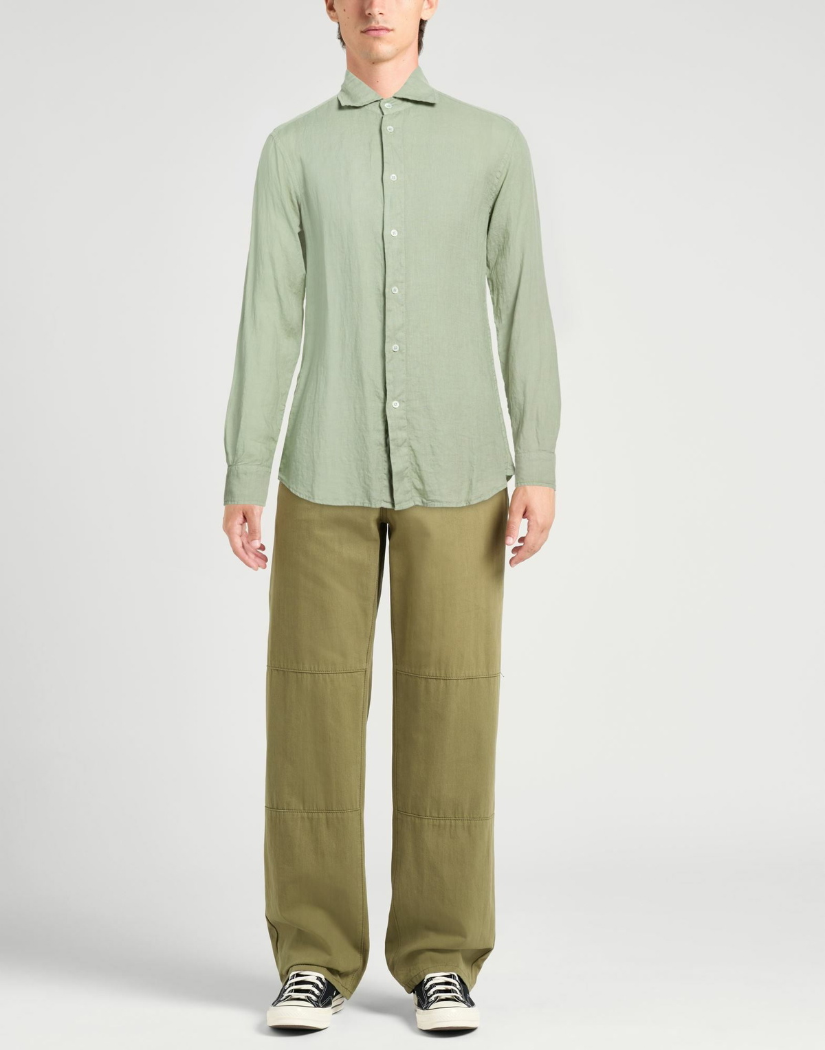 Barena Mens Shirt in Sage green