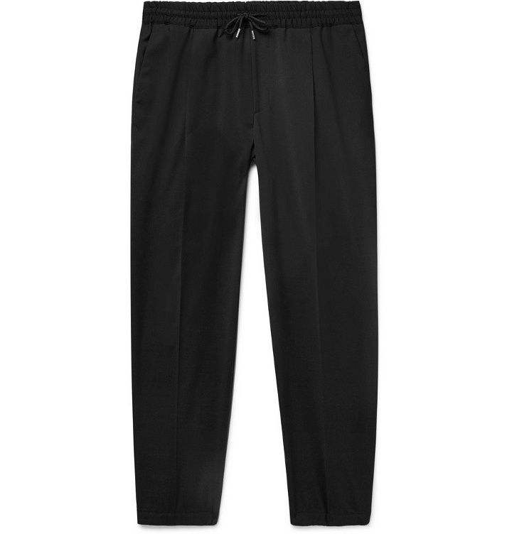 Photo: McQ Alexander McQueen - Tapered Woven Drawstring Trousers - Men - Black