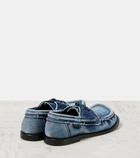 Loewe Campo denim boat shoes