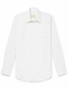 Purdey - Checked Cotton-Poplin Shirt - White