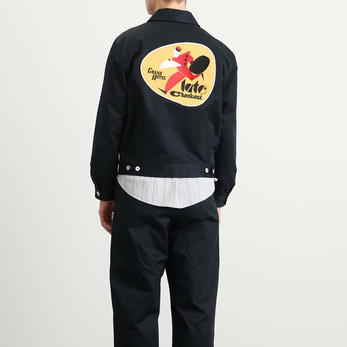 Late Checkout Men's Work Jacket in Navy