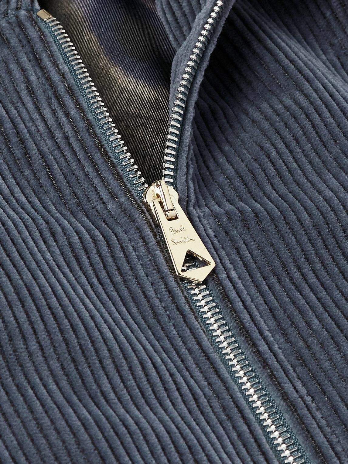 Paul Smith - Blue Cotton-Corduroy Bomber Jacket - Blue